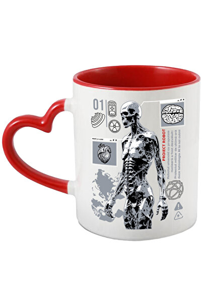 StoryGift Romania Cana Schelete Anatomic Uman Proiect Robot Medicina, 330ml, ...