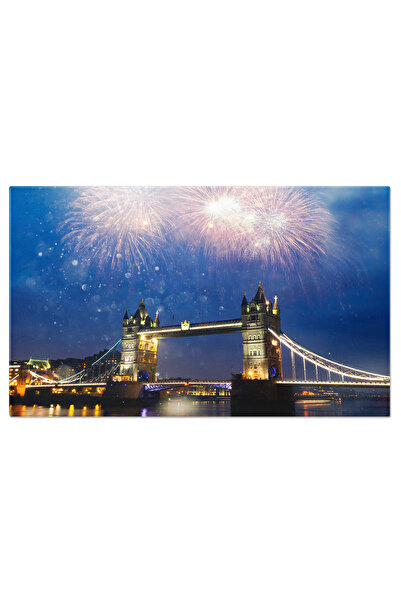 StoryGift Romania Tablou Canvas Podul Tower In Seara Cu Artificii Londra, Pod...