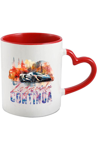 StoryGift Romania Cana Cu Mesaj Legenda Continua, Masina Sport, Padure, Munte...