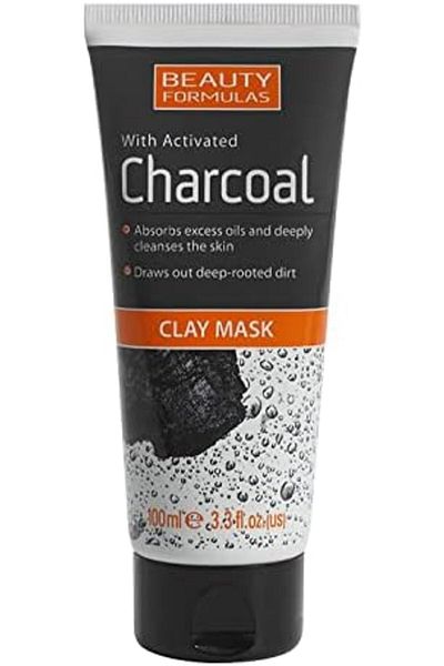 BEAUTY FORMULAS Beauty Formulas With Activated Charcoal Clay Mask 100 Milliliters