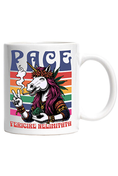 StoryGift Romania Cana Unicorn Fericit Pace Si Fericire Nelimitata,relaxare, ...