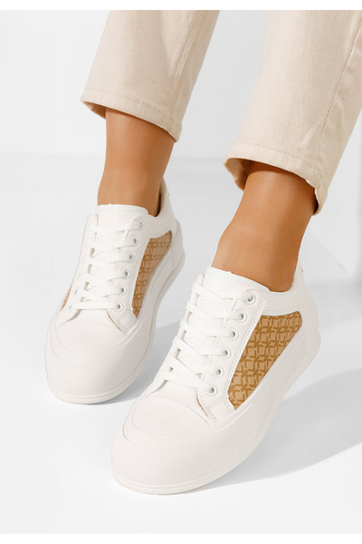 B T Shoes Γυναικεία sneakers Ravenna λευκά V2