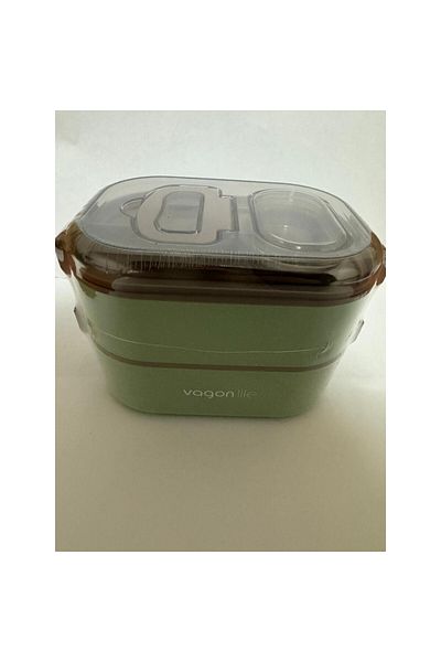 Vagonlife Vagon Steel Lunch Box 1000 ml Xc-7081Green