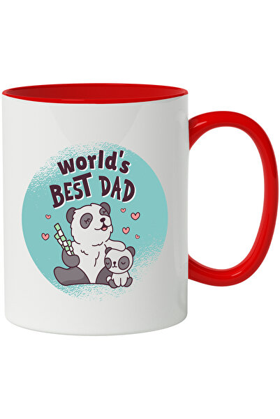 StoryGift Romania Cana Cu Mesaj In Engleza World's Best Dad, Urs Panda, Tata,...
