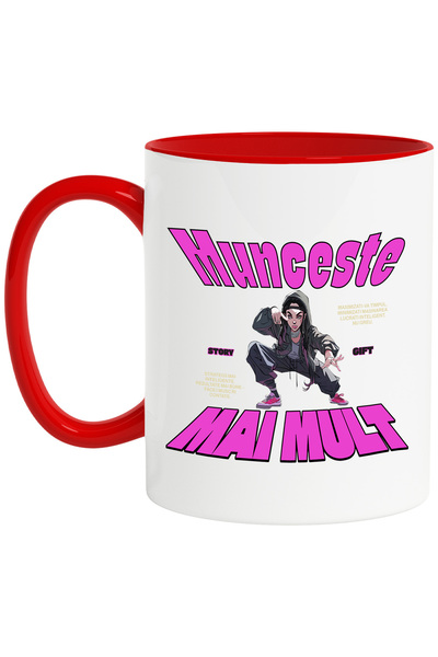 StoryGift Romania Cana Fata Stil Stradal Hip Hop Text Motivational Munceste M...