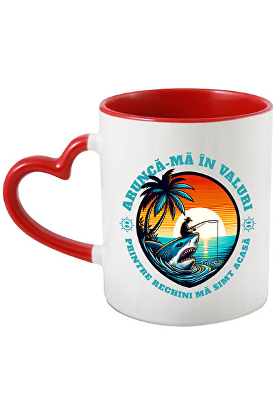 StoryGift Romania Cana Om Pescuind De Pe Un Rechin Text Arunca-ma In Valuri Printre Rechini , 330m, Cu ,stg