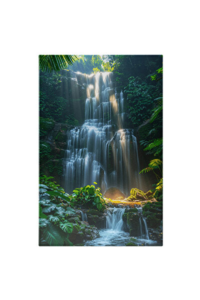 StoryGift Romania Tablou Canvas: Peisaj Cascada Tulburată - Oază De Mistere Î...