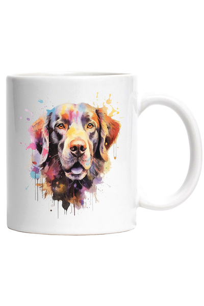 StoryGift Romania Cana Cu Caine, Watercolor, Iubitori De Catei, Vopsea, Multi...