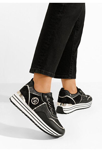 B T Shoes Sneakers Cu Platformă Eranova Negri