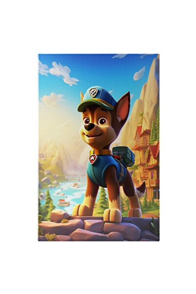 StoryGift Romania Tablou Canvas: Personaj Cățel Explorator- Desen Animat Pict...