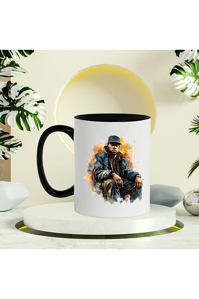 StoryGift Romania Mug With Jay-Z, Artist, Musician, Rapper, Celebrity, Multicolor 330 ml, Ceramic, With ,STG