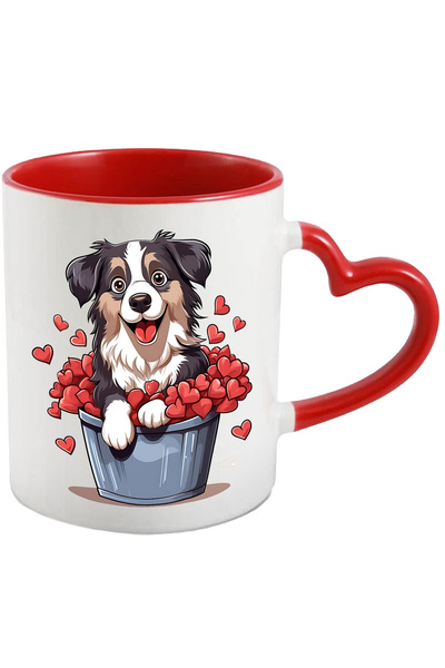 StoryGift Romania Cana Cu Un Catel Blanos Care Sta Intr-un Castron Mare | Ilu...