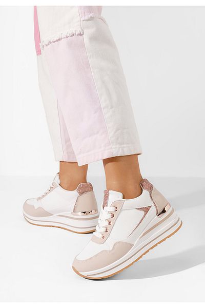 B T Shoes Sneakers Dama Cu Platforma Bienna Roz