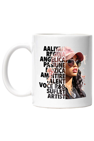 StoryGift Romania Cana Cu Aaliyah, Regina, Angelica, Pasiune, Muzica, Multicolor 330 Ml, Ceramica , Cu ,stg