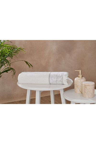 Özdilek Özdilek Romantic Touch Bath Towel 90X150 cm