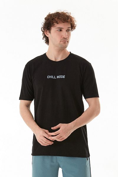 Fulla Moda Μπλουζάκι με στάμπα Chill Mode