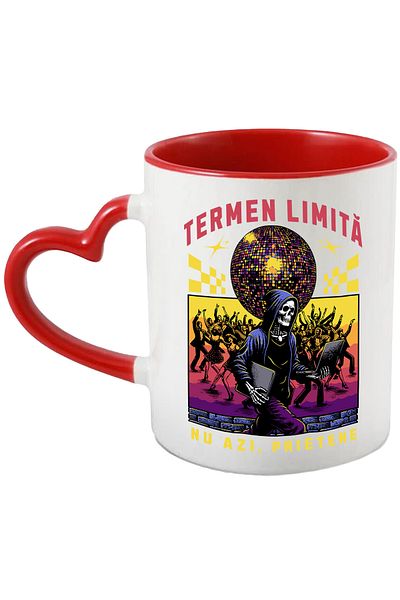 StoryGift Romania Cana Moartea Pe Laptop In Discoteca Termen Limită. Nu Azi, Prietene, 330ml, Cera, Cu ,stg