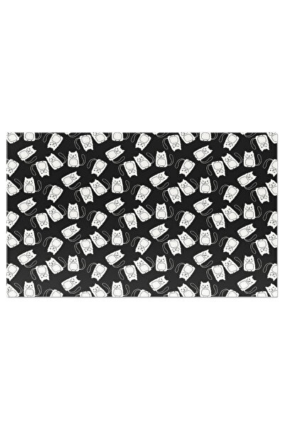 StoryGift Romania Tablou Canvas: Arta Amuzanta, Pisica Alb-negru Intr-un Mode...