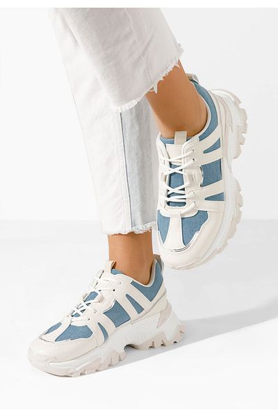 B T Shoes Sneakers Dama Cu Platforma Alonna Albastri