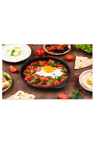 StoryGift Romania Tablou Canvas - Bucatarie Orientala Cu Tzatziki Si Alte Delicii, Un Festin Gustos Intr-un Tablo