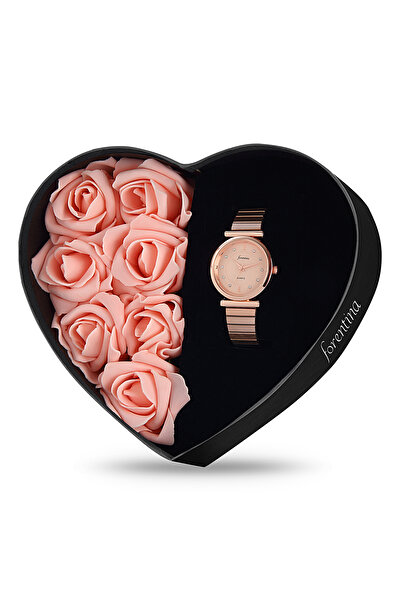 Forentina Rose Güllü Kutuda Rose Metal Kol Saati PS4046