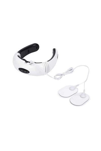 MACVI Aparat de Masaj cu Impulsuri Electromagnetice Macvi®, Gat si Spate, 2 Electrozi Corporali, 6 Moduri