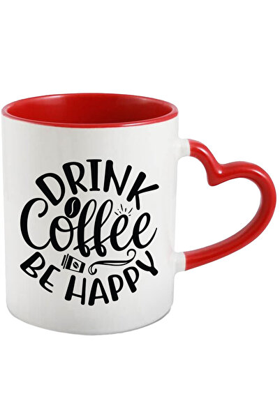 StoryGift Romania Cana Cu Mesajul In Engleza "drink Cofee, Be Happy" - Bea Ca...