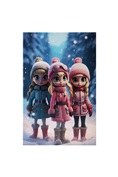 StoryGift Romania Tablou Canvas: Păpuși Animate În Anotimpul Iarna- Animații ...