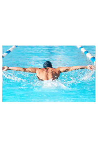 StoryGift Romania Tablou Canvas - Inotator In Actiune: Efort Si Performanta