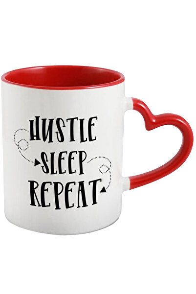 StoryGift Romania Cana Cu Textul In Engleza "hustle, Sleep, Repeat" - Muncest...