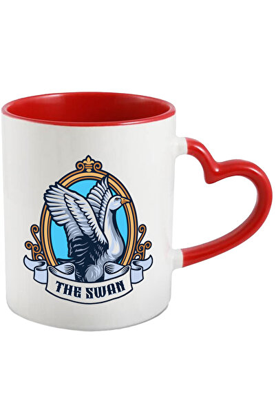 StoryGift Romania Cana Cu Mesaj In Engleza The Swan, Lebada, Emblema, Rama, M...