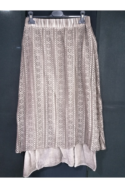 Tuana Otantik Dantel Detay Bohem Etek