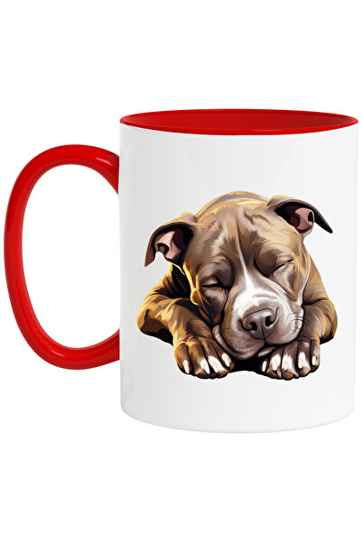 StoryGift Romania Cana Cu Un Catel Care Doarme | Maro | Oboseala | Odihna | L...