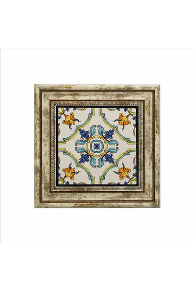 Sadrazam Italian Pattern Printed Natural Stone Table (25 X 25 Kd-82)