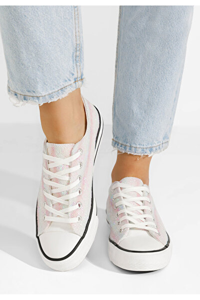 B T Shoes Viacfarebné dámské plátěné tenisky Jelissa