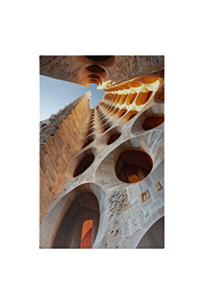 StoryGift Romania Tablou Canvas: Arhitectură Impresionantă Și Ferestre Rotund...