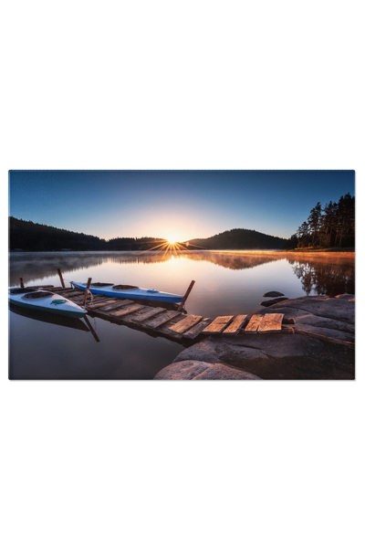 StoryGift Romania Tablou Canvas - Peisaje Nautice La Asfintit Si Rasarit