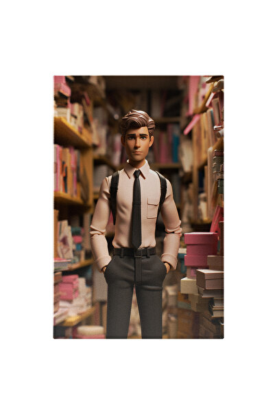 StoryGift Romania Tablou Canvas: Arta Barbatilor De Jucarie Biblioteca, Colec...