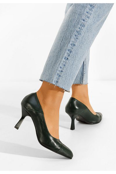 B T Shoes Pantofi Cu Toc Colie Verzi