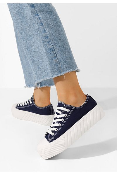 B T Shoes Tenisi Cu Talpa Inalta Alisson Navy