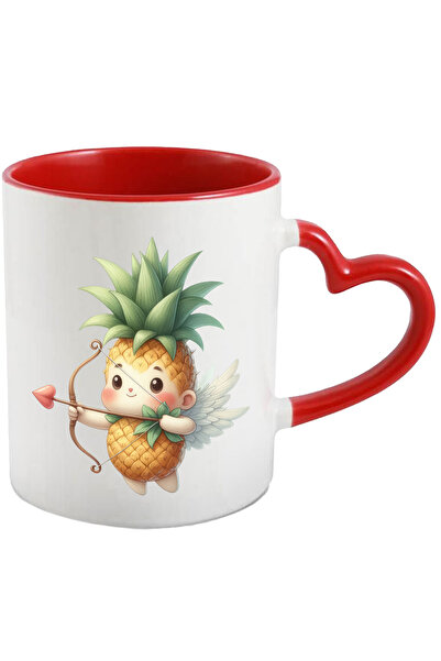 StoryGift Romania Cana Cu Un Bebelus Cupidon In Costum De Ananas | Ilustratie...