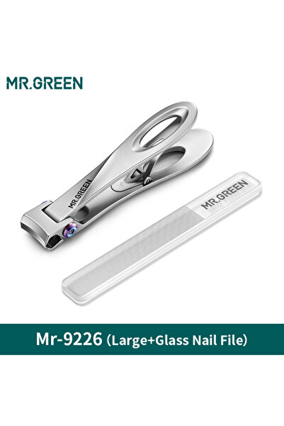 Choice مقص أظافر MR.GREEN Mr-9226plus، ذو فتحة فك واسعة، مصنوع من الفولاذ الم...