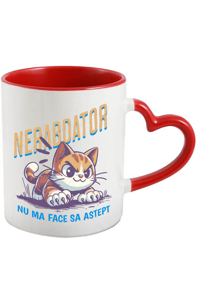 StoryGift Romania Cana Cu Pisica Furioasa Cu Gheare Text Nerabdator Nu Am Fac...