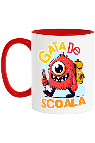 StoryGift Romania Cana Monstru Gata De Scoala Aventura Elev Copilarie, 330ml,...