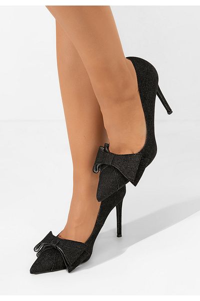 B T Shoes Olimpia Black Stiletto Shoes