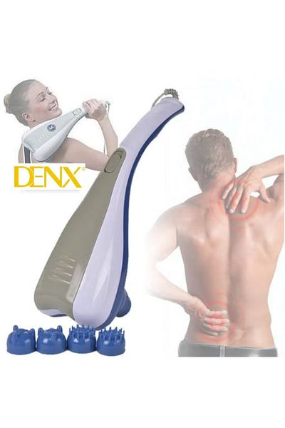 Denx جهاز تدليك الجسم بالاهتزاز ثنائي النقاط بسرعتين DX2564
