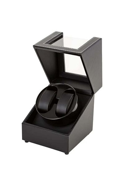 iUni Automatic Watch Winder Box, Watch Winder 2, Black