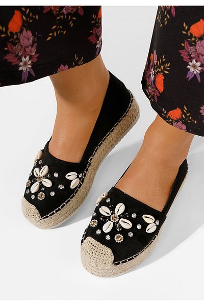 B T Shoes Andoria Women's Espadrilles Black