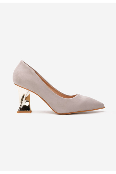 B T Shoes Šedé lodičky Rociana