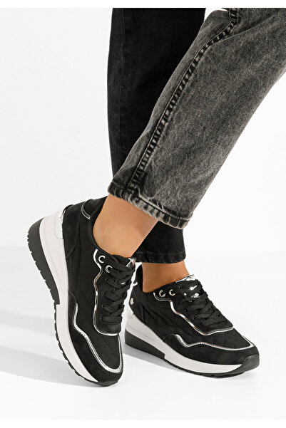 B T Shoes Sneakers Cu Platforma Gavia Negri